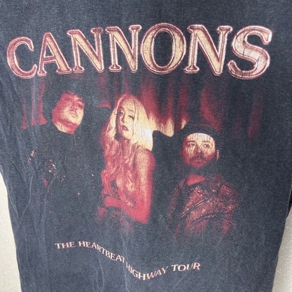 Cannons Heartbeat Highway Tour T Shirt Small - Picture 2 of 5